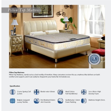 <p>مرتبة سرير فندقية</p>
