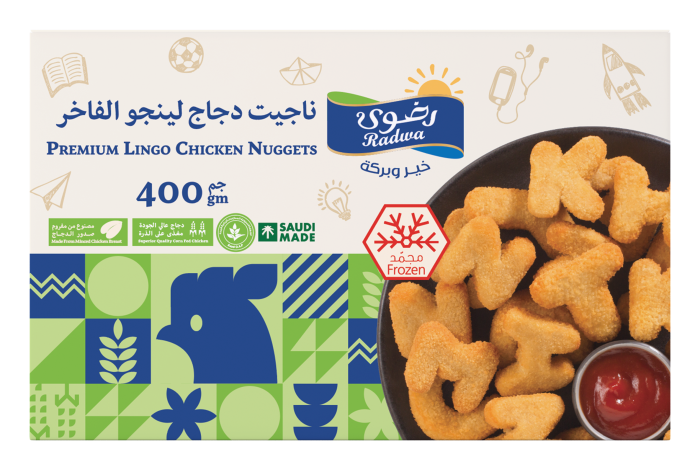 <p>ناجيت دجاج فاخر لينجو مجمد 400غم</p>