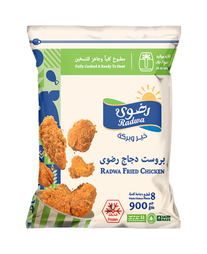 <p>بروست دجاج رضوى مجمد 8 قطع</p>